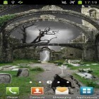 Além do papel de parede animado para Android Jardim e flores , baixar do arquivo apk gratuito da imagem de fundo Сemitério assustador.