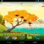 Além do papel de parede animado para Android Flor de cerejeira, baixar do arquivo apk gratuito da imagem de fundo Estações do ano.