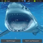Além do papel de parede animado para Android Eclipse HD, baixar do arquivo apk gratuito da imagem de fundo Tubarões.