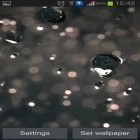 Além do papel de parede animado para Android Dia das Bruxas: Relógio , baixar do arquivo apk gratuito da imagem de fundo Chuva brilhante HD.