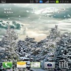 Além do papel de parede animado para Android Natureza pitoresca , baixar do arquivo apk gratuito da imagem de fundo Queda de neve.