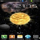 Além do papel de parede animado para Android Gato , baixar do arquivo apk gratuito da imagem de fundo Sistema solar 3D.