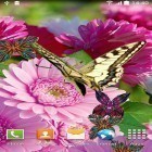 Além do papel de parede animado para Android Londres chuvoso, baixar do arquivo apk gratuito da imagem de fundo Flores de Primavera 3D.