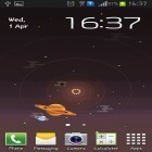Além do papel de parede animado para Android Chuva, baixar do arquivo apk gratuito da imagem de fundo Estrela e universo.