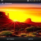 Além do papel de parede animado para Android Fogo , baixar do arquivo apk gratuito da imagem de fundo Nascer do sol.