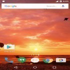 Além do papel de parede animado para Android Dragão pequeno bonito, baixar do arquivo apk gratuito da imagem de fundo Pôr do sol.