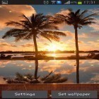 Além do papel de parede animado para Android Paisagem de primavera , baixar do arquivo apk gratuito da imagem de fundo Pôr do sol HD.