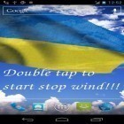 Além do papel de parede animado para Android Motoqueiro Fantasma: Chamas do fogo, baixar do arquivo apk gratuito da imagem de fundo Bandeira da Ucrânia 3D.