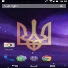 Além do papel de parede animado para Android Leão de neon, baixar do arquivo apk gratuito da imagem de fundo Casaco de armas ucraniano.