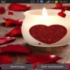 Além do papel de parede animado para Android Pequeno pardal, baixar do arquivo apk gratuito da imagem de fundo Dia dos namorados: Velas.