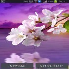Além do papel de parede animado para Android Conto de fadas de Alice, baixar do arquivo apk gratuito da imagem de fundo Gota D'água: Flores e folhas.