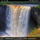 Além do papel de parede animado para Android Flor do outono , baixar do arquivo apk gratuito da imagem de fundo Cachoeira 3D.