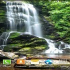 Além do papel de parede animado para Android Fogo , baixar do arquivo apk gratuito da imagem de fundo Cachoeiras.