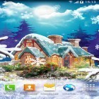 Além do papel de parede animado para Android Chamas mágicas , baixar do arquivo apk gratuito da imagem de fundo Paisagem do inverno.